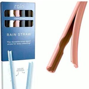 Rain Resuable Easy Clean Snapn Drinking Straws 4 ct.